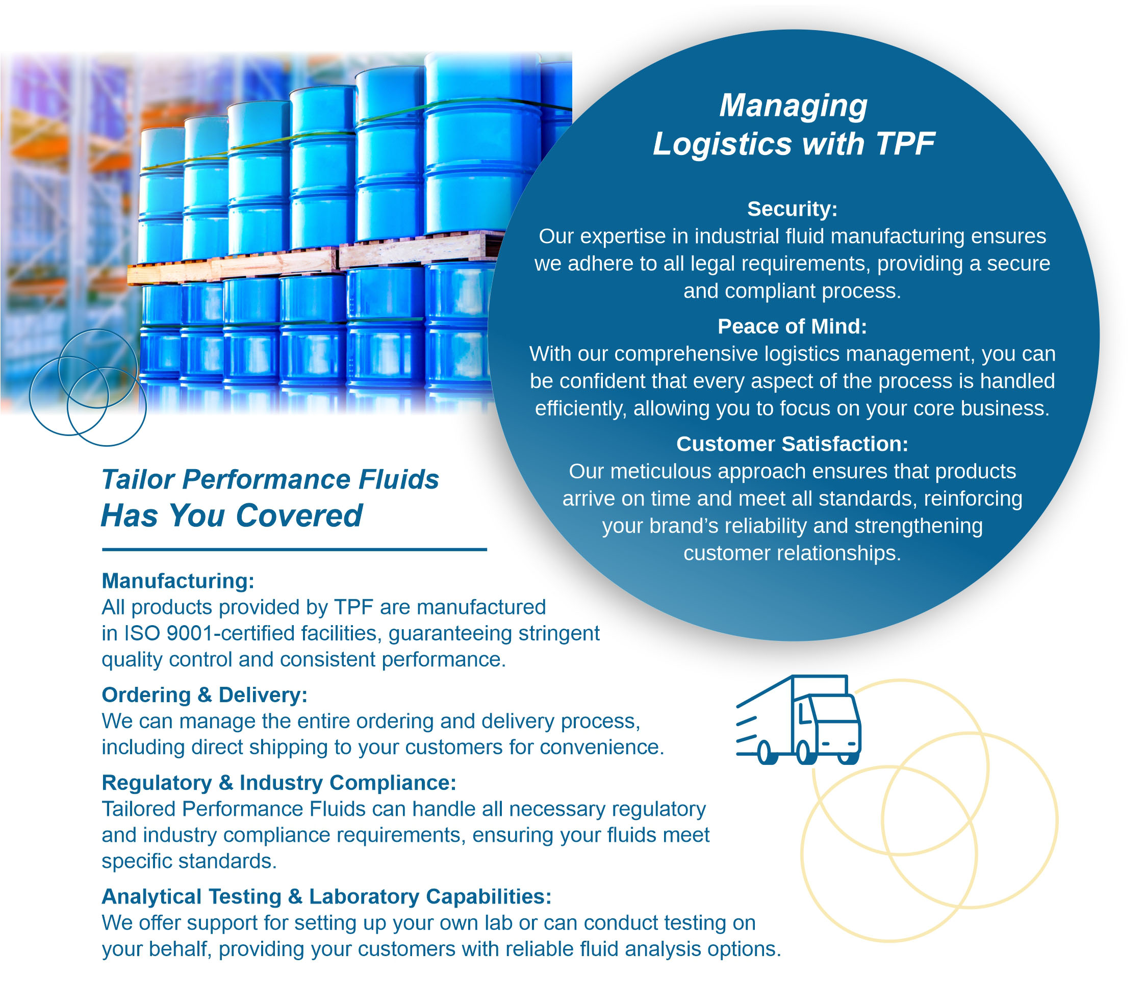 Managing Logistics with TPF - Tailored Performance Fluids Has You Covered